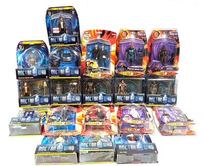 Lot 181 - Character Options Doctor Who figures x 19 MISP