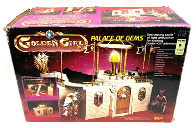 Lot 205 - Galoob Golden Girl vintage Palace of Gems MIB + figures