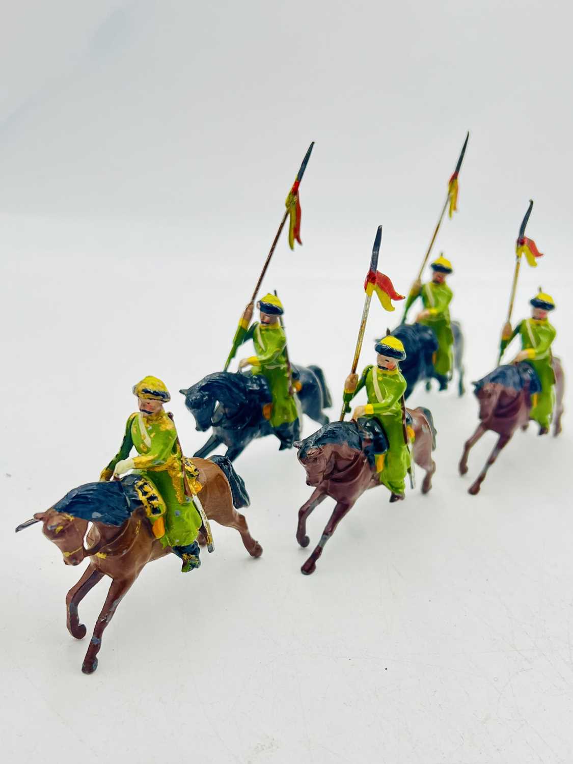 Lot 4 - Britains Set 136 - Russian Cavalry - Cossacks - [1904 First Issue - Dated Horses]