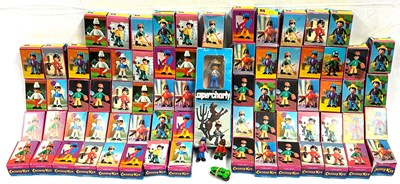 Lot 208 - Large quantity of vintage Charly Kit figures (made in Italy) Old Toy shop stock