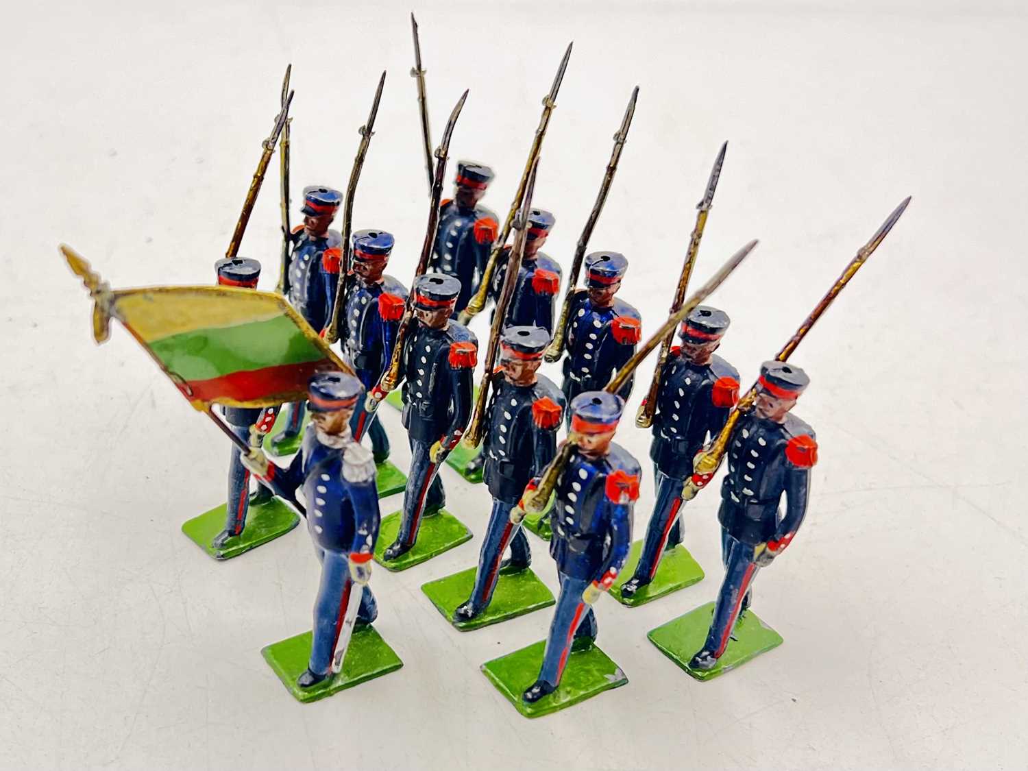 Lot 13 - Britains - Paris Office - Bulgarian Infantry, Parade Dress, Circa, 1913