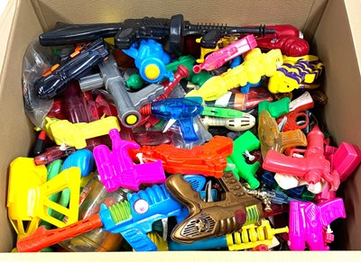 Lot 215 - Large quantity of vintage Toys including plastic Space Guns, Water Pistols and other similar items