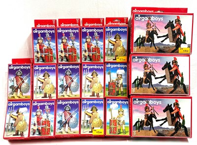 Lot 217 - Airgamboys (Spain) Gladiator & Roman figure sets x 17 MISP
