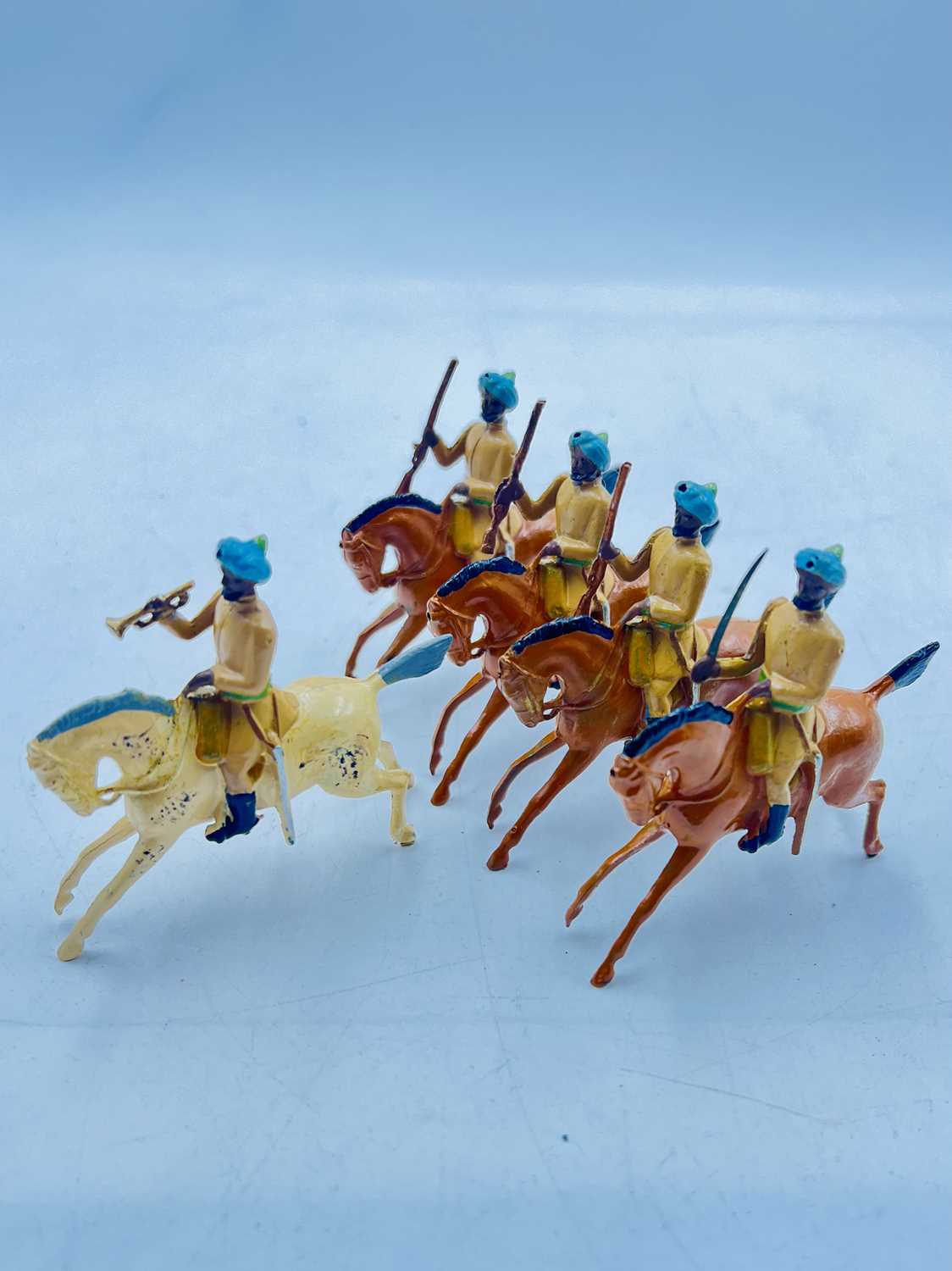 Lot 29 - Britains - Un-catalogued Special Paint Version, 1930's Issue - Indian Cavalry