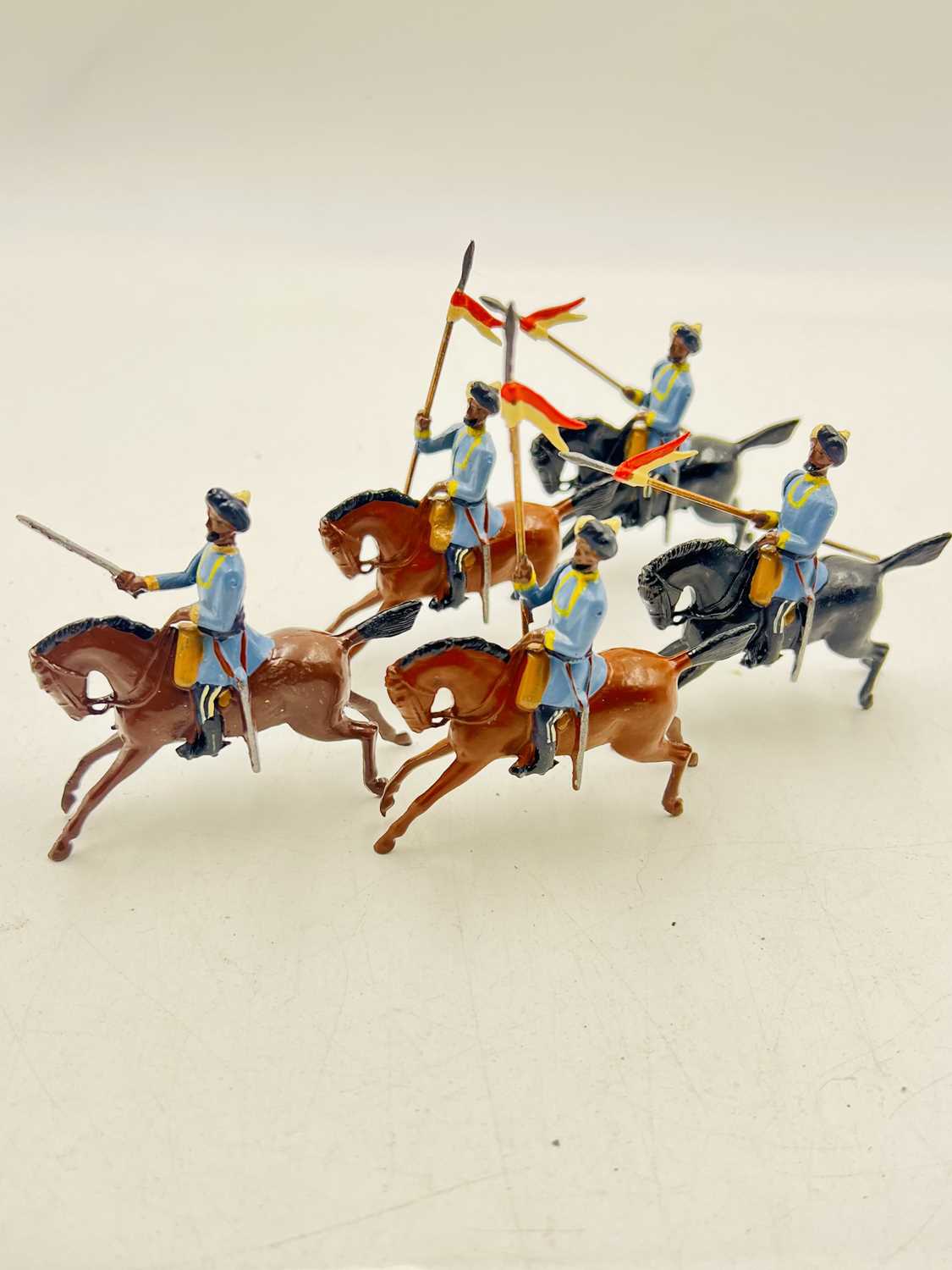 Lot 30 - Britains - Un-catalogued Special Paint Version, 1930's Issue - Indian Cavalry