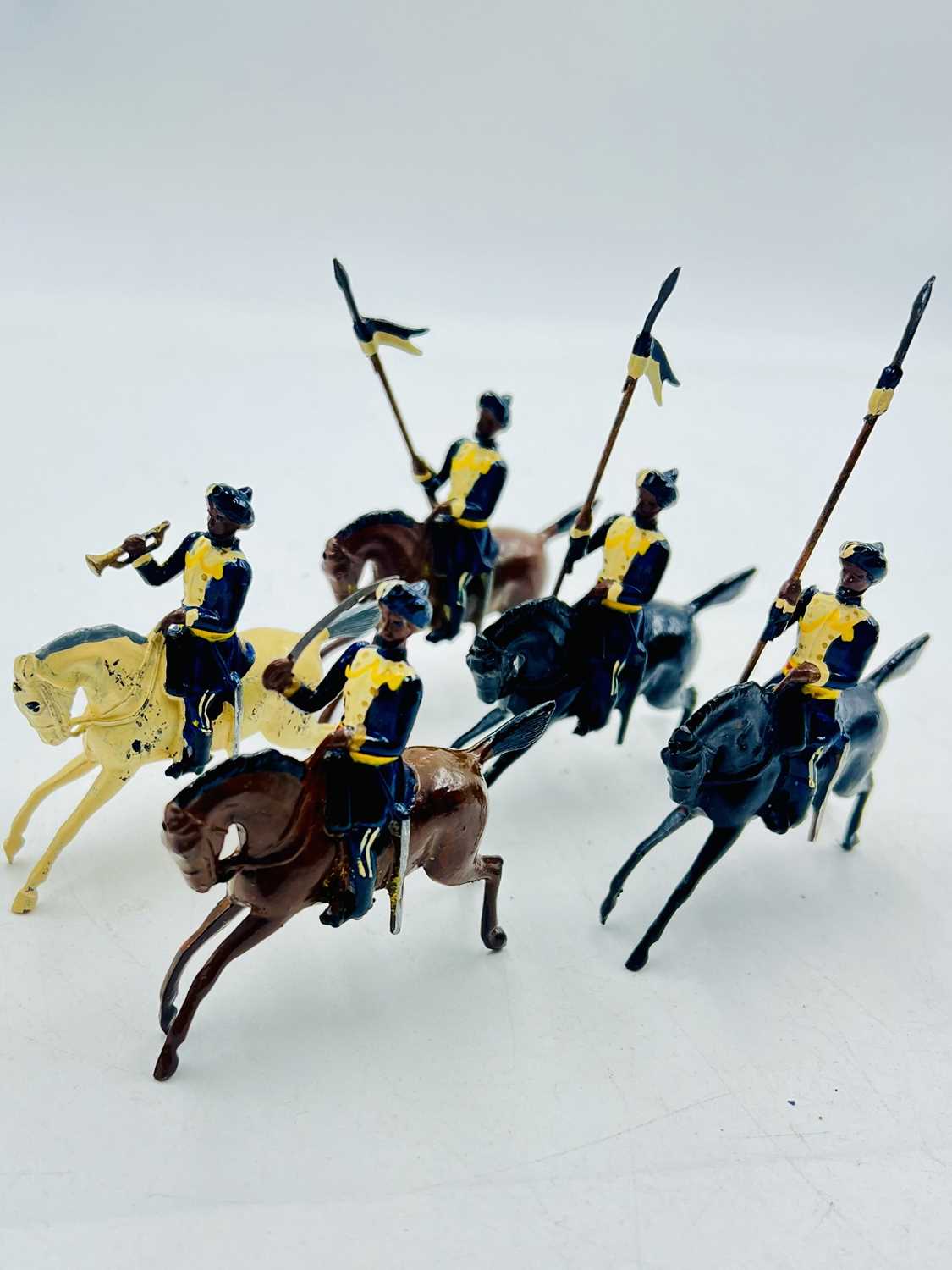 Lot 31 - Britains - Un-catalogued Special Paint Version, 1930's Issue - Indian Cavalry