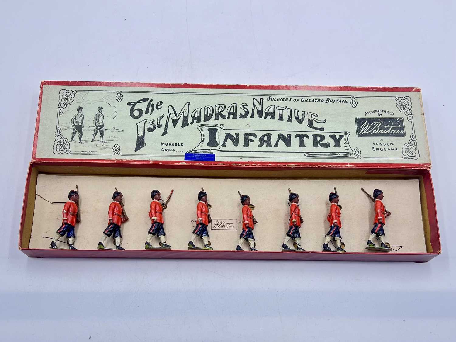 Lot 33 - Britains - Set 67 - 1st Madras Native Infantry [1916 version - 1920's Issue]