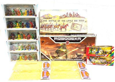 Lot 227 - Large quantity of vintage Toys, Britains, Battle-Ho-Rama, Cowboy sets MIP