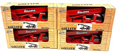 Lot 231 - Compagnie Du Jouet Goliath Carrosserie Metal Truck x 4 MIB