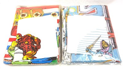 Lot 244 - Masters of the Universe & Marvel vintage Duvet cover and Pillow case sets