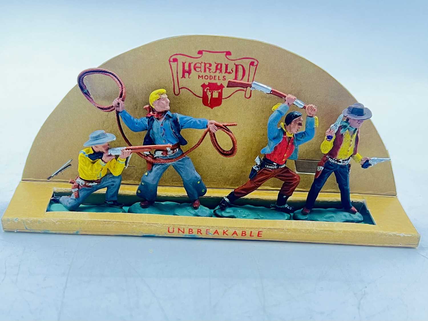 Lot 48 - Britains - Herald Series Set H.4605 - Cowboys