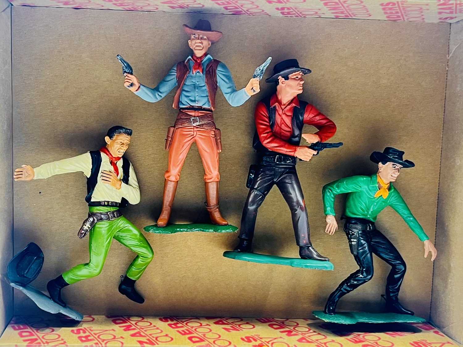 Lot 58 - Marx - Factory Painted 6 inch Warriors, circa, 1963, comprising: Wild West Series