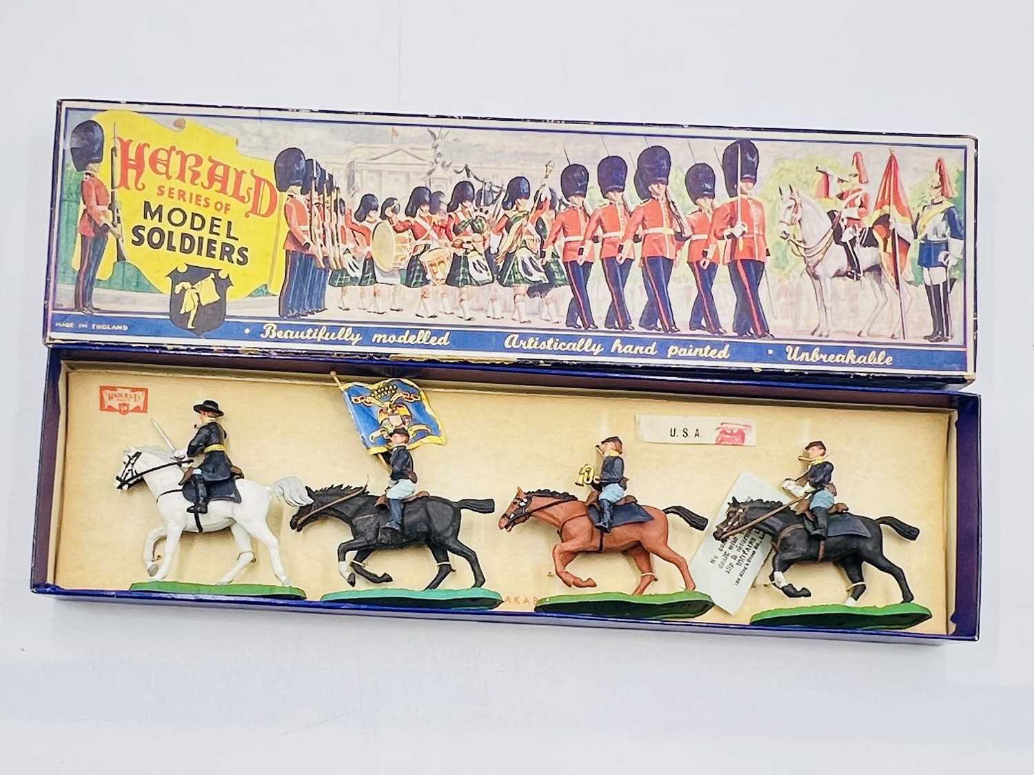 Lot 60 - Britains - Herald Series Eyes Right - A.C.W. Series Set 7451