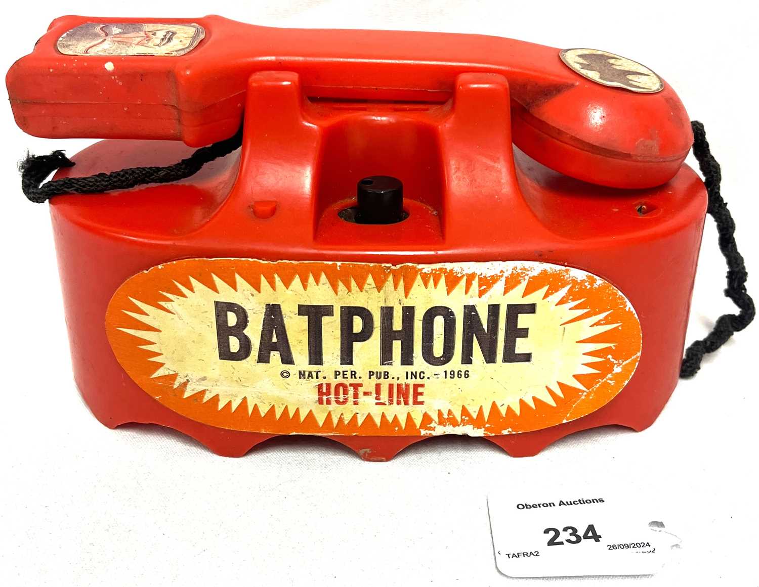 Lot 505 - Marx Toys vintage Batman Batphone