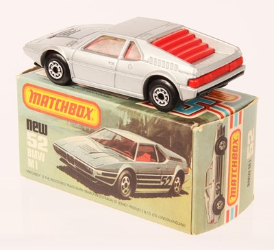 Lot 448 - Matchbox Superfast 52c BMW M1 - metallic silver body WITHOUT TAMPO PRINT