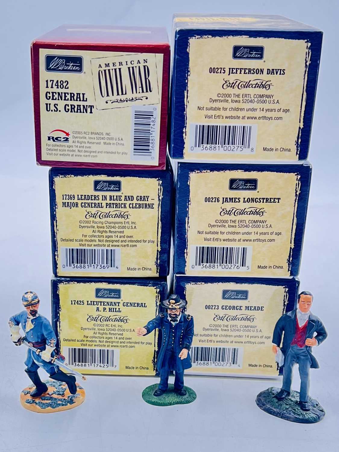Lot 81 - Britains - American Civil War Range [Leaders in Blue & Grey Series]
