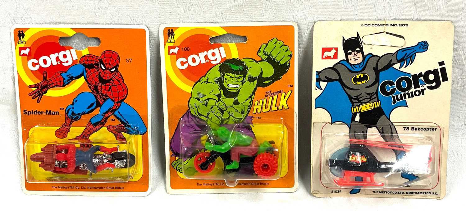 Lot 262 - Corgi Junior vintage Die-cast vehicles x 3