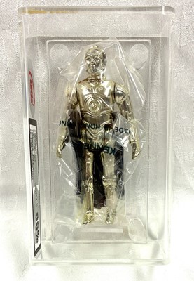 Lot 270 - Kenner Star Wars vintage C-3PO removable limbs 3 3/4" figure in baggie UKG Graded 85%