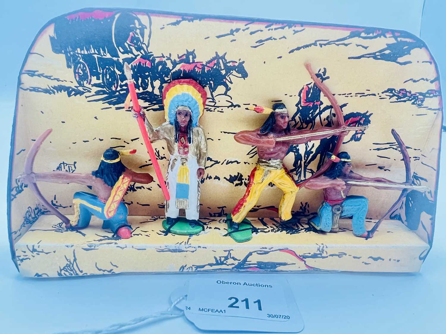 Lot 211 - Timpo Solids - Model Ref: - Indian Set, circa, 1955