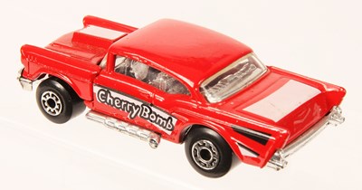 Lot 13 - Matchbox Superfast 4d '57 Chevy FACTORY WHEEL TRIAL