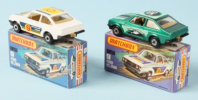 Lot 21 - Matchbox Superfast 2 x 9c Ford Escort RS2000