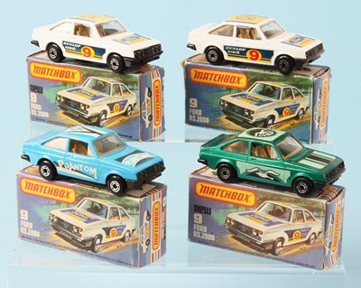 Lot 22 - Matchbox Superfast 4 x 9c Ford Escort RS2000