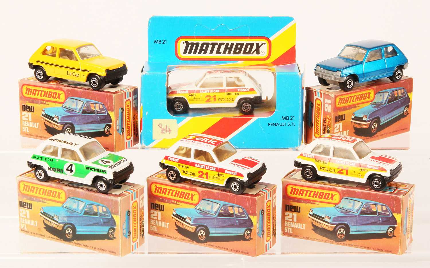 Lot 58 - Matchbox Superfast 3 x 21c Renault 5 TL VARIATIONS