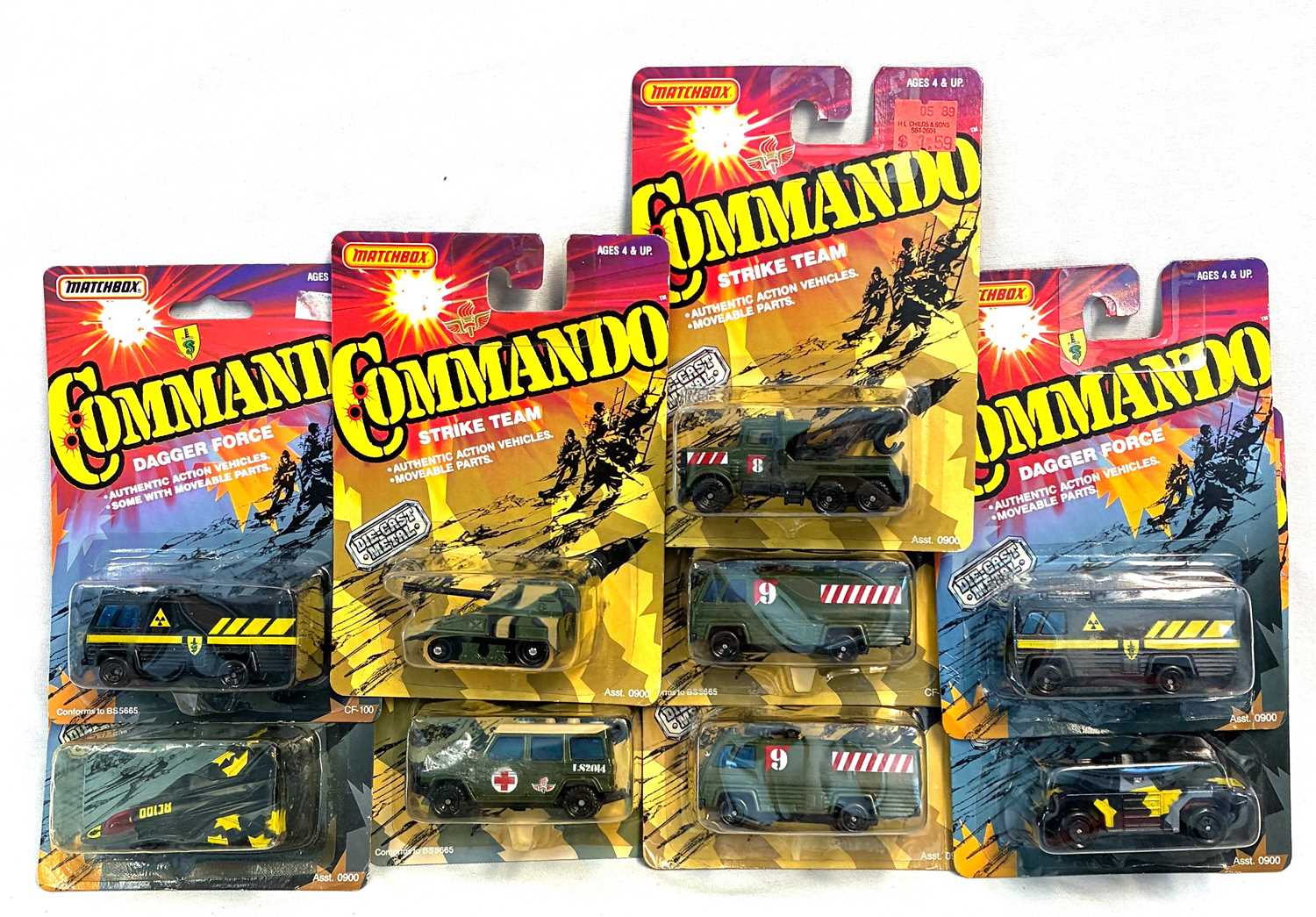 Lot 13 - Matchbox Commando - Strike Team & Dagger Force Vehicles.