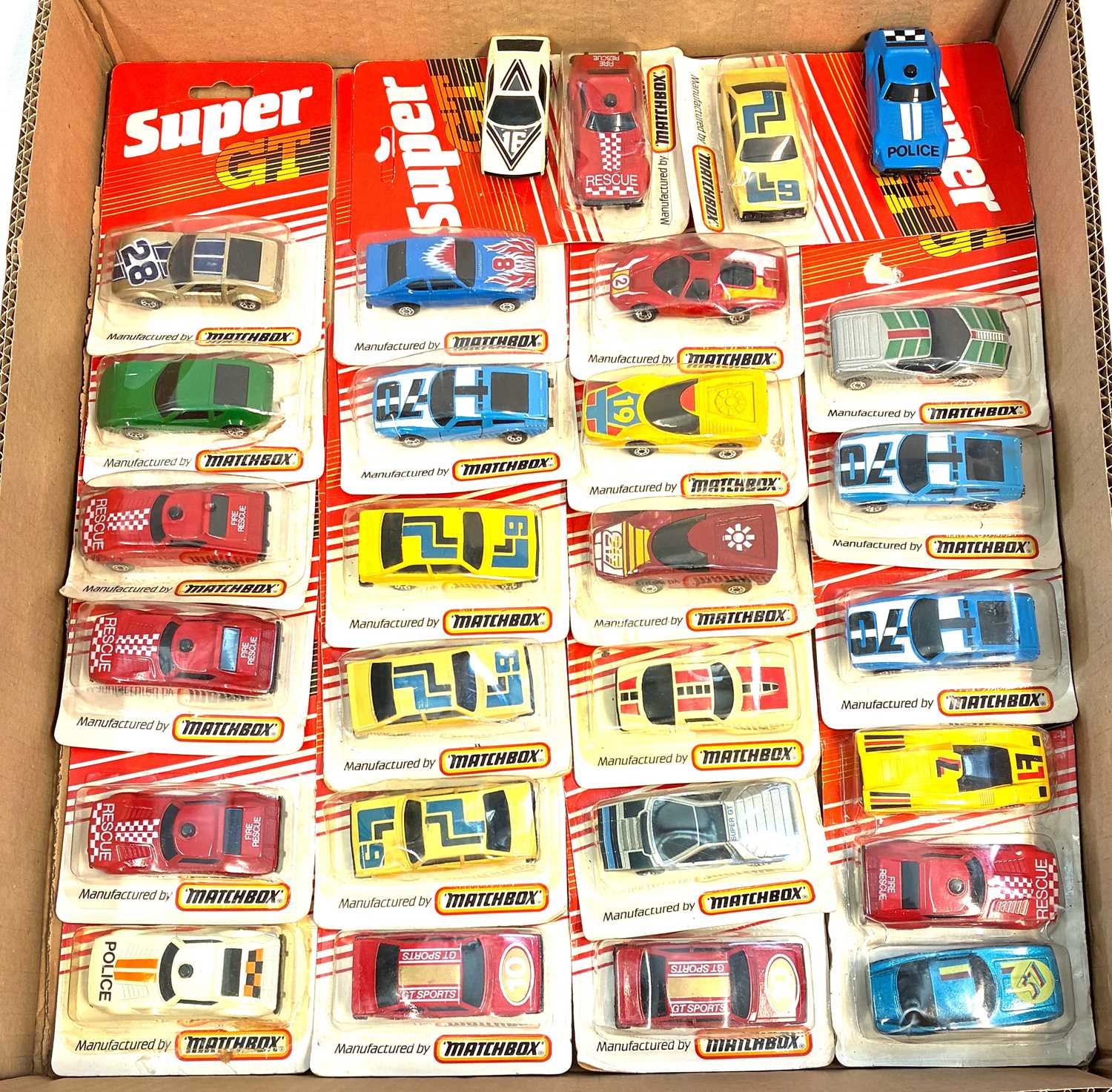 Lot 14 - Matchbox Superfast - Super GT mixed cars.