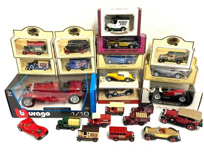 Lot 178 - Burago, Matchbox, Lledo and others mixed group of models.