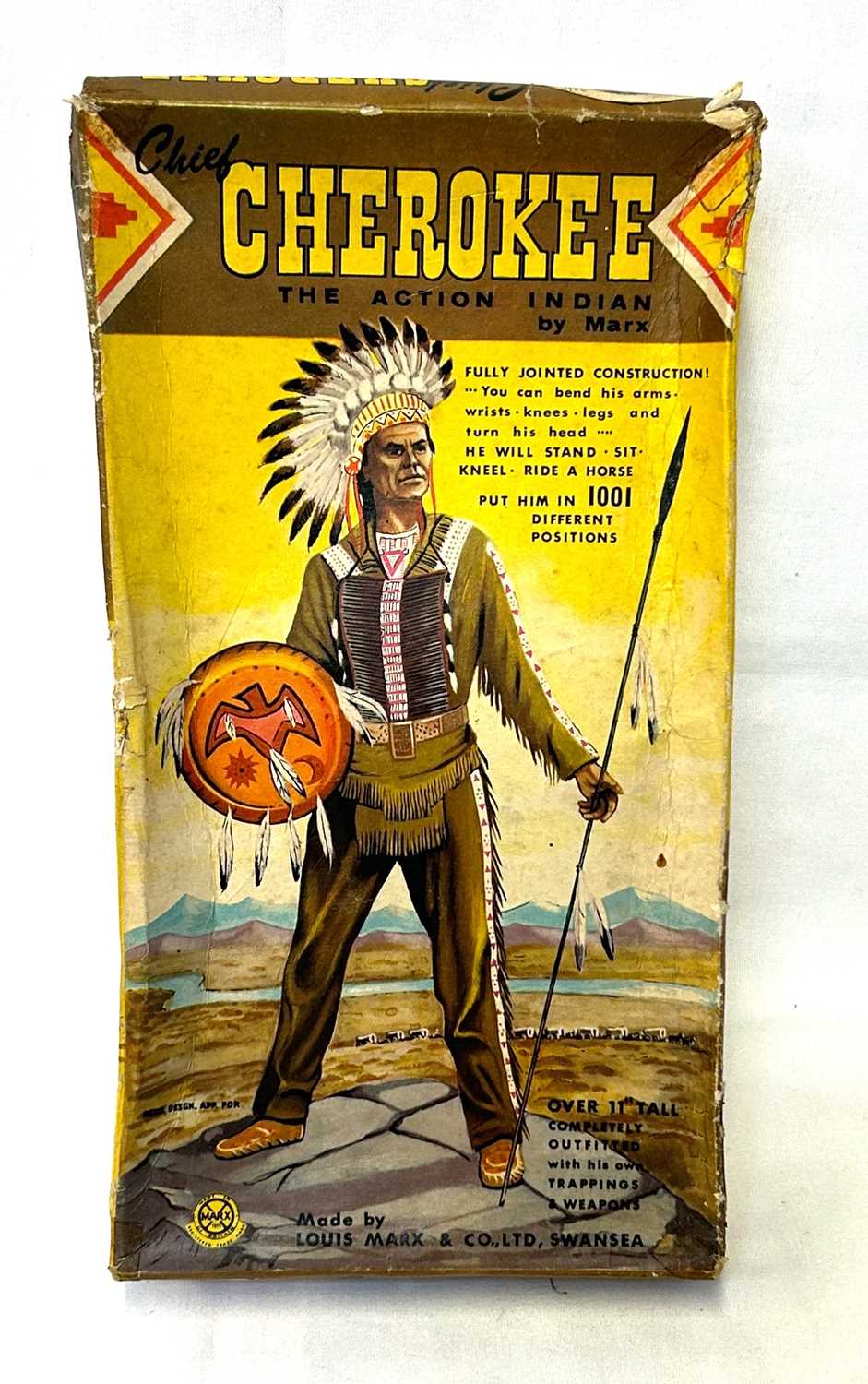 Lot 522 Marx Toys vintage Chief Cherokee The Action