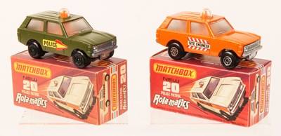Lot 33 - Matchbox Superfast 2 x 20b Range Rover Police Patrol