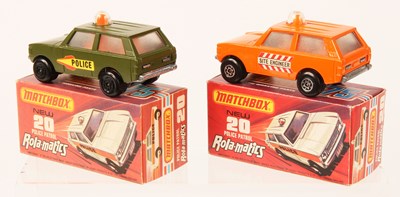 Lot 33 - Matchbox Superfast 2 x 20b Range Rover Police Patrol