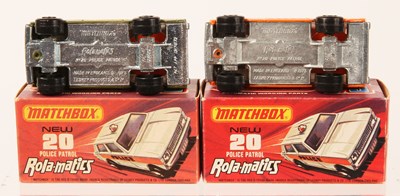Lot 33 - Matchbox Superfast 2 x 20b Range Rover Police Patrol