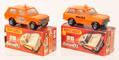 Lot 34 - Matchbox Superfast 2 x 20b Range Rover Police Patrol