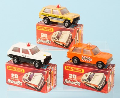 Lot 36 - Matchbox Superfast 3 x 20b Range Rover Police Patrol