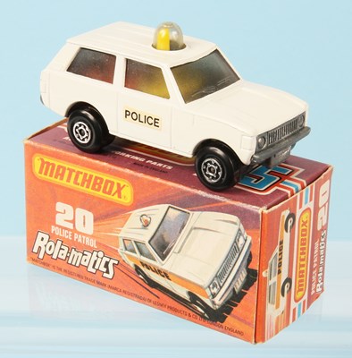 Lot 37 - Matchbox Superfast 20b Range Rover Police Patrol WITH SMALL POLICE DOOR LABELS