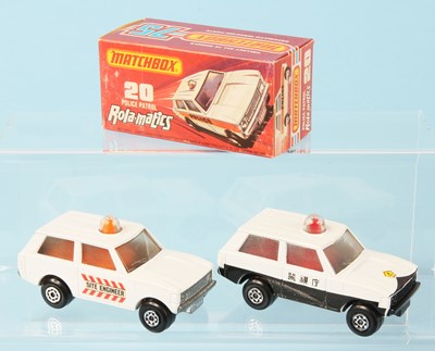 Lot 38 - Matchbox Superfast 2 x 20b Range Rover Police Patrol