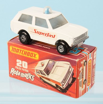 Lot 41 - Matchbox Superfast 20b Range Rover Police Patrol with Superfast label.