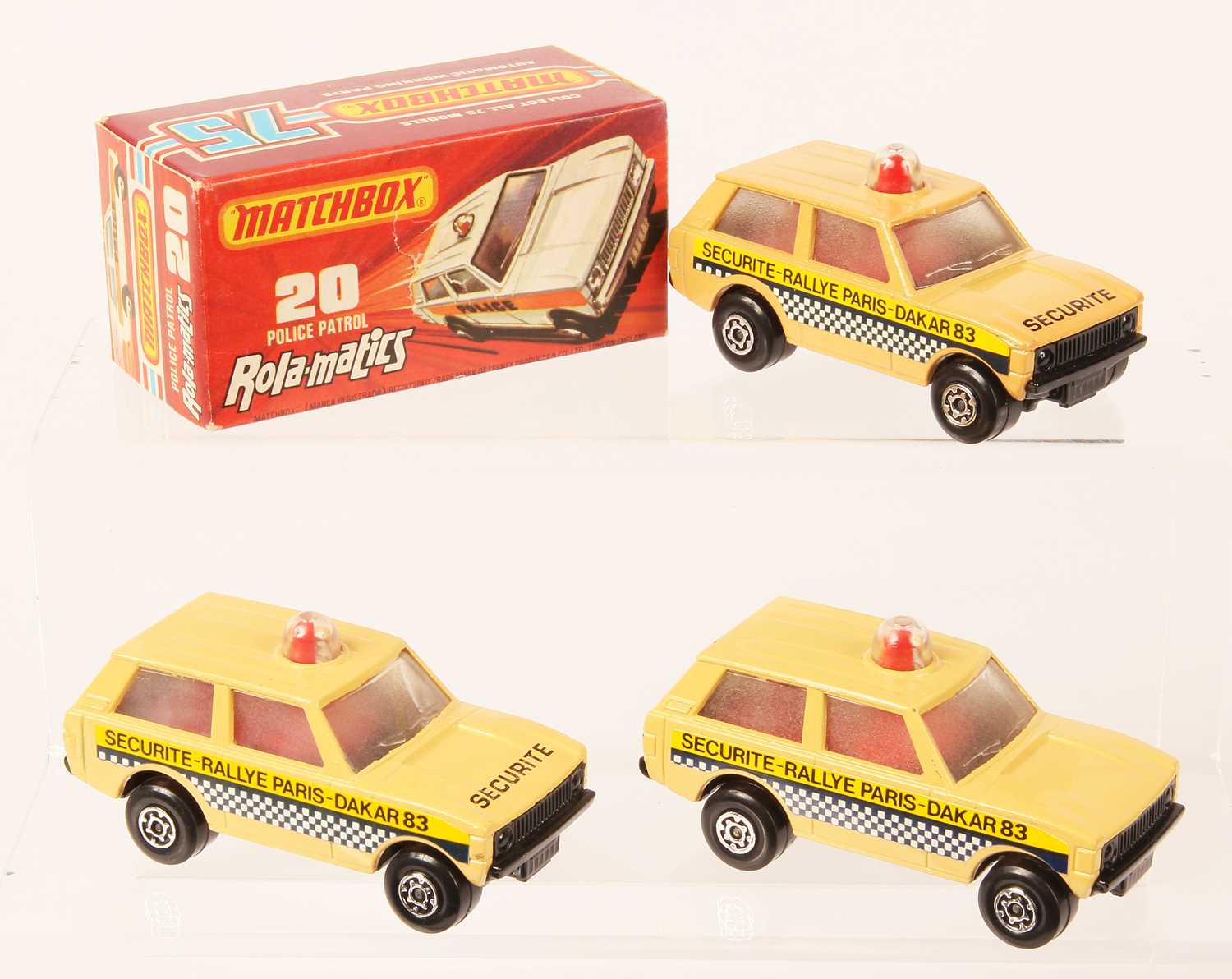 Lot 42 - Matchbox Superfast 3 x 20b Range Rover Police