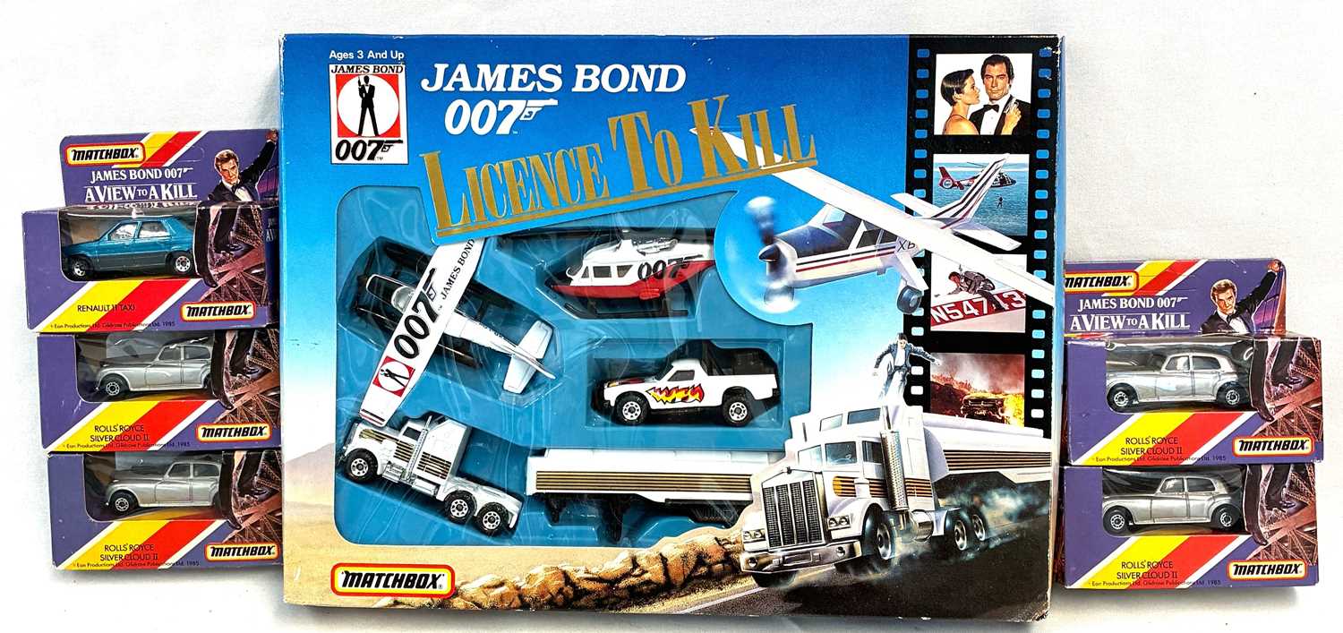 Lot 23 - Matchbox James Bond 007 Set & Cars.