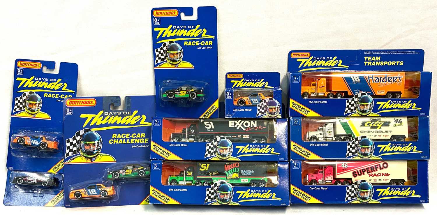 Lot 26 - Matchbox - Days Of Thunder Cars & Team Transports.