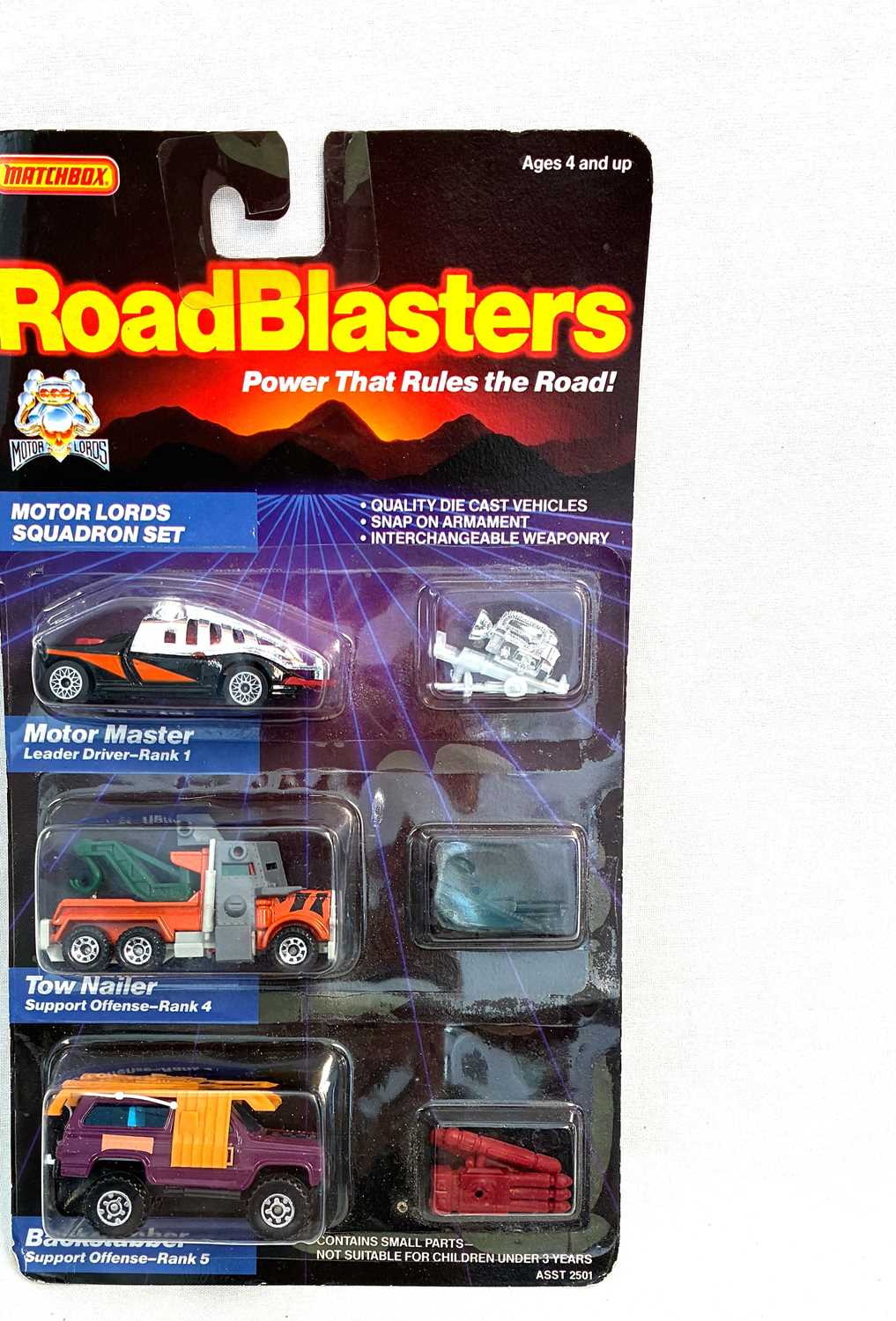 Lot 70 - Matchbox Roadblasters Motor Lords Squadron set 3 pack MISP