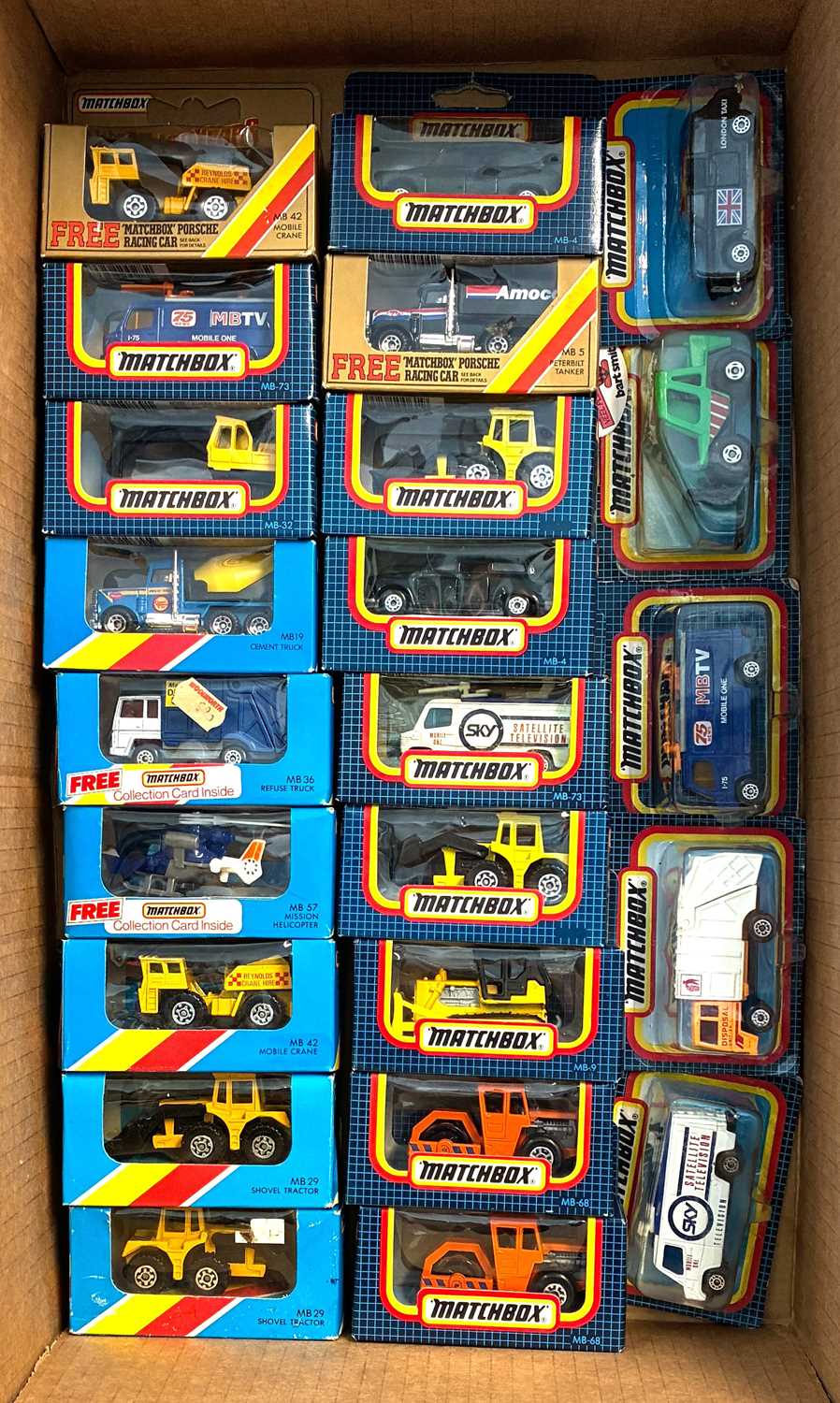 Lot 30 - Matchbox Superfast International Made in Macau. Group of Commercial Vehicles.