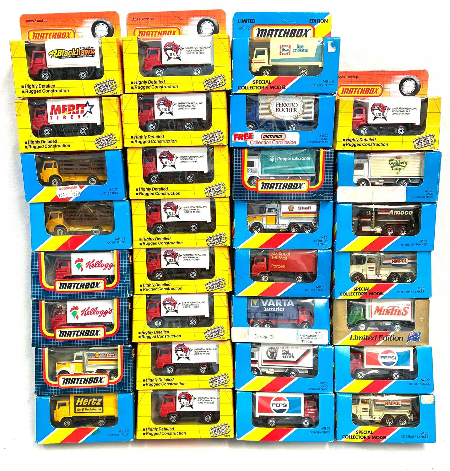Lot 31 - Matchbox Superfast International - Made in Macau. Group of Commercial Vehicles.