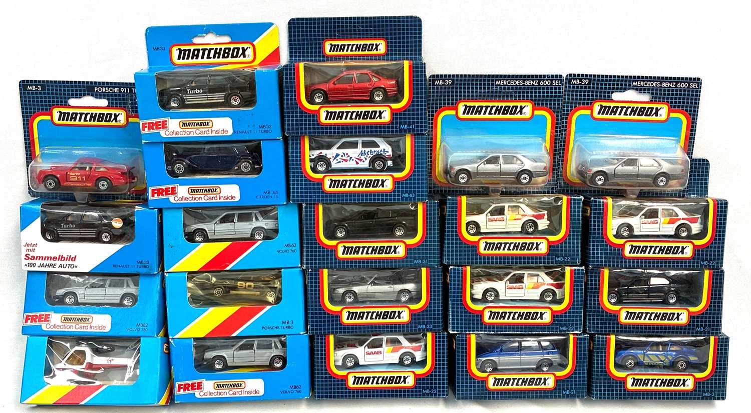 Lot 33 - Matchbox Superfast International Macau & China - European Cars.