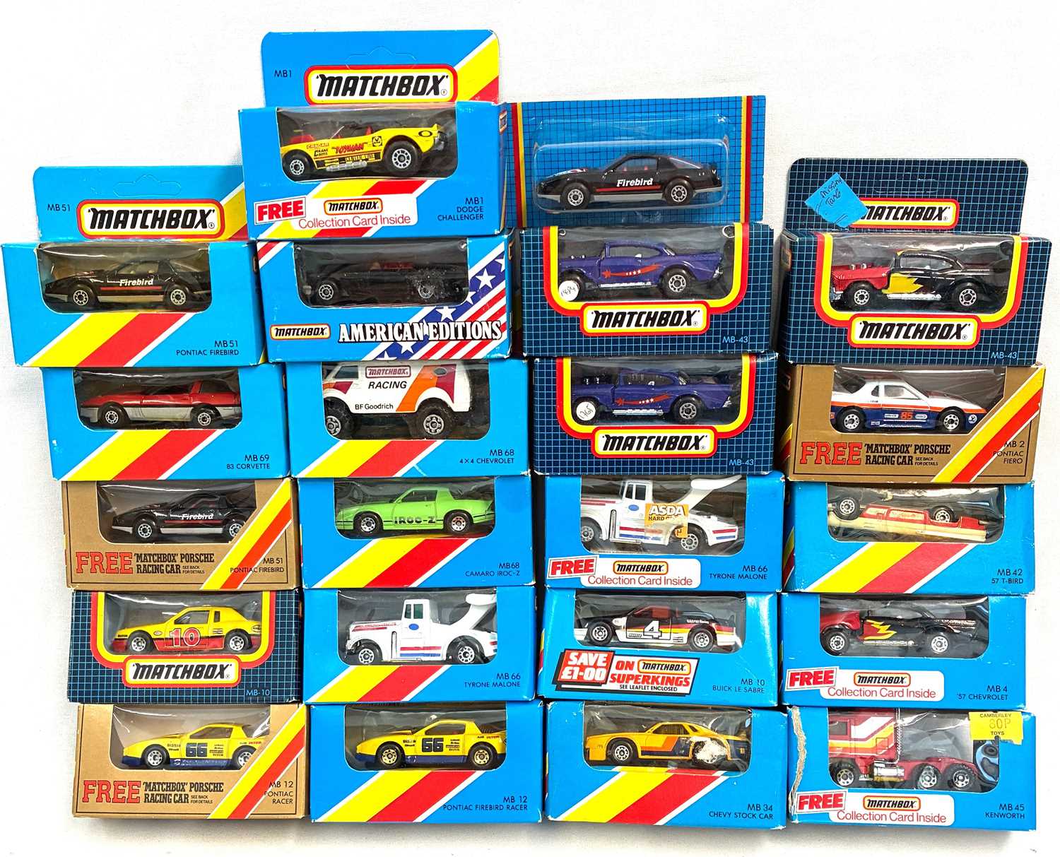 Lot 35 - Matchbox Superfast International Macau & China - Group of American Vehicles.