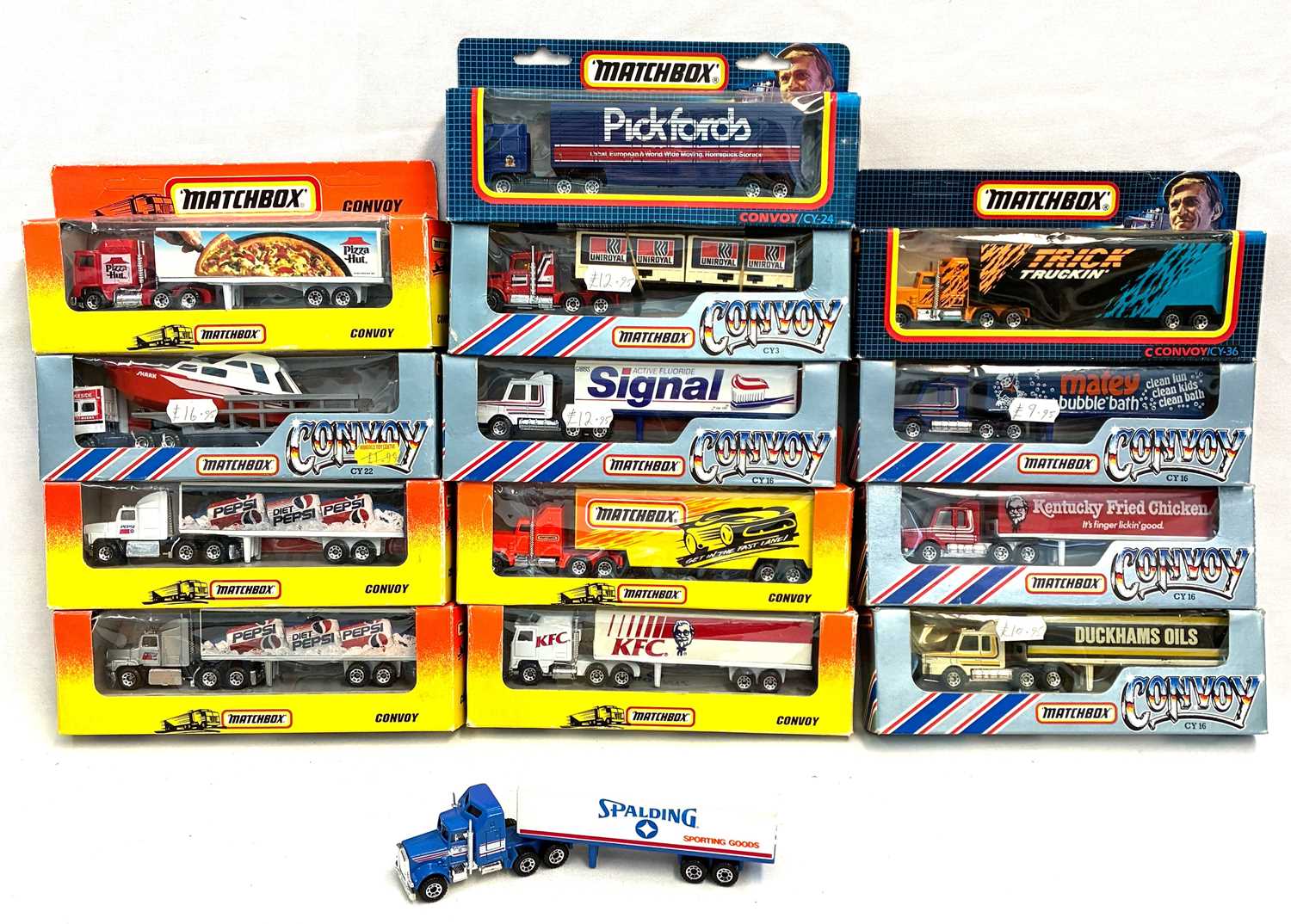 Lot 48 - Matchbox Convoy Series. Group of Articulated Trucks.