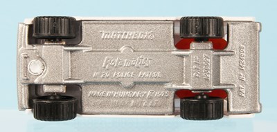 Lot 52 - Matchbox Superfast 20b Range Rover Police Patrol MADE IN HUNGARY WHITE + BLACK & DAYGLO PINK TAMPO PRINT