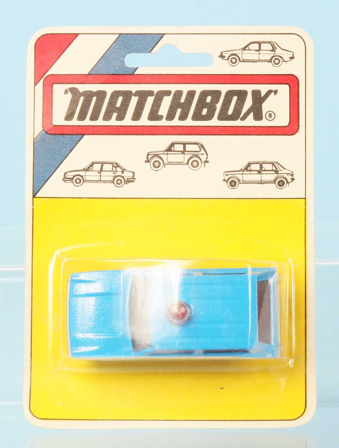 Lot 54 - Matchbox Superfast 20b Range Rover Police Patrol MADE IN HUNGARY PEARL BLUE + BLACK & WHITE TAMPO PRINT